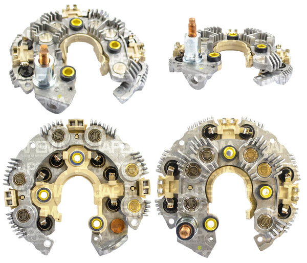 SKU5156 RECTIFICADOR NIPPONDENSO 12V, 130MM, 12-50AMP, M8, MARCA JAPEMA DODGE, CHEVROLET, CADILLAC, LAND ROVER