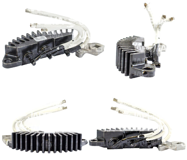 SKU828 RECTIFICADOR LEECE NEVILLE 2700JB, 3725J, 4700, 4750J, 7700 NEGATIVO 12V-24V, 114MM, SIN TRIO, 3-50AMP,  MARCA JAPEMA