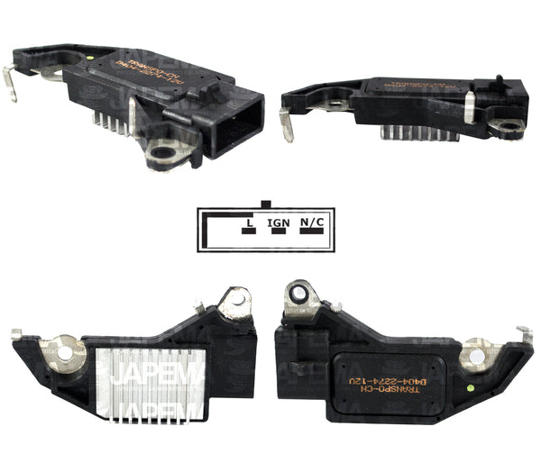 SKU6452 REGULADOR DELCO 11SI 12V MARCA JAPEMA LEGANZA