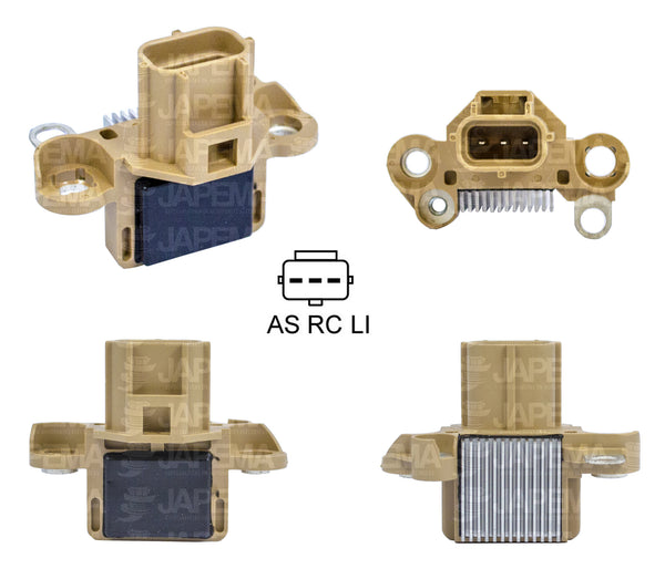 SKU6176 REGULADOR MITSUBISHI 12V, SISTEMA RC, MARCA JAPEMA