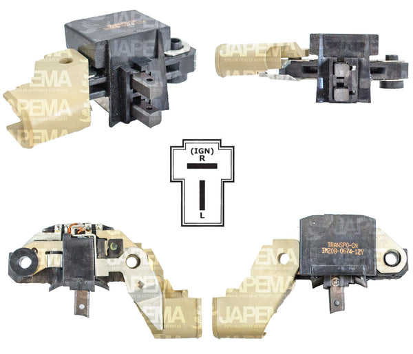 SKU5830 REGULADOR MITSUBISHI 12V MARCA JAPEMA