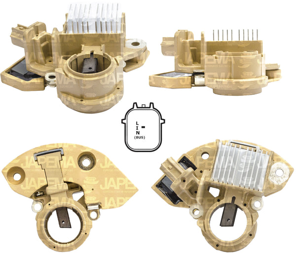 SKU9555 REGULADOR MITSUBISHI 12V SISTEMA LIN MARCA JAPEMA