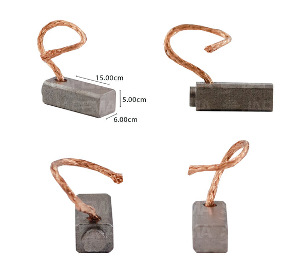 SKU2393 CARBON LIMPIAPARABRISAS, VENTILADOR AUTOMOTRIZ 5x6x15mm