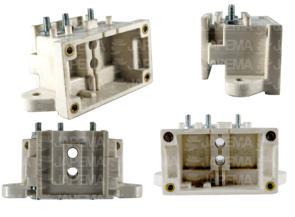 SKU1376 PORTACARBON ALTERNADOR LEECE NEVILLE 2300, 2700JB 12V MARCA JAPEMA