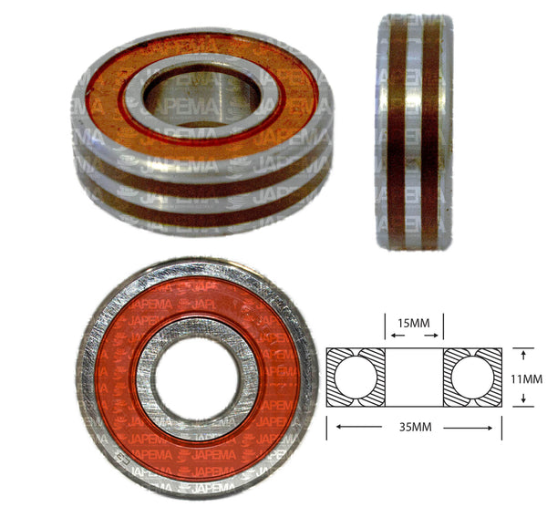 SKU2088 BALERO BOLA CON TEFLON S.R.E. LADO DEL COLECTOR MARCA JAPEMA