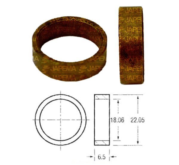 SKU2232 BUJE BOSCH PLGR, HITACHI PMGR TAPA CENTRAL C.S. MARCA JAPEMA