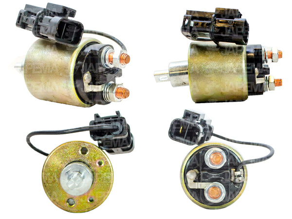 SKU2307 SOLENOIDE HITACHI DD, PMGR 12V 3 TERMINALES MARCA JAPEMA