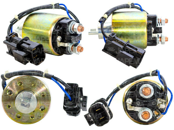 SKU2309 SOLENOIDE HITACHI PMGR 12V 4 TERMINALES MARCA JAPEMA