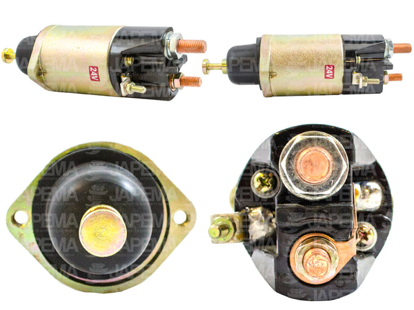 SKU2347 SOLENOIDE MITSUBISHI OSGR 24V 3 TERMINALES MARCA JAPEMA