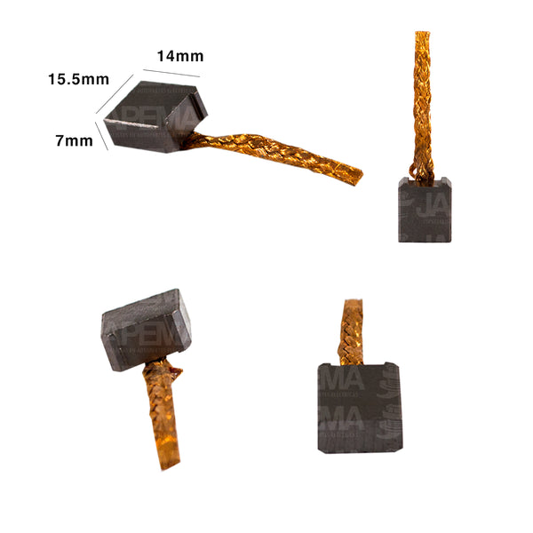 SKU2440 CARBON ARRANQUE HITACHI DD, OSGR NEGATIVO 12V MARCA JAPEMA