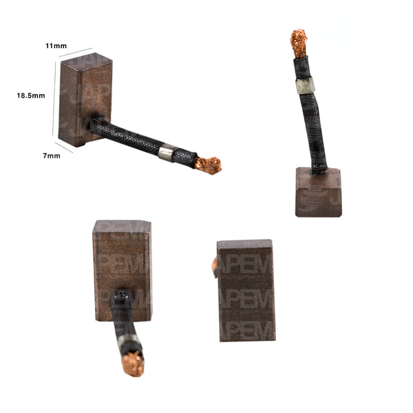 SKU2446 CARBON ARRANQUE HITACHI DD POSITIVO 12V MARCA JAPEMA