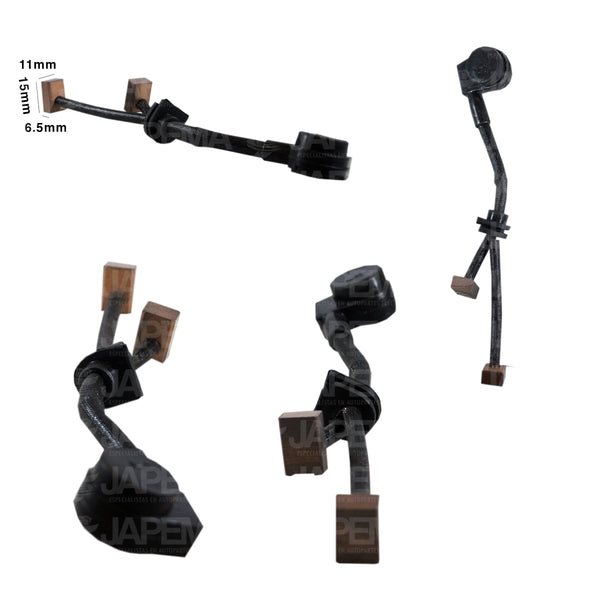 SKU2452 CARBON ARRANQUE HITACHI PMGR POSITIVO 12V MARCA JAPEMA