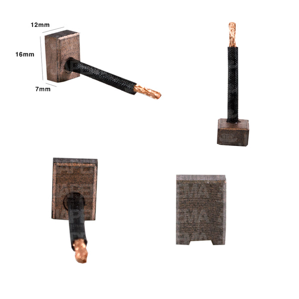 SKU2459 CARBONES ARRANQUE NIPPONDENSO DD POSITIVO AISLADO MARCA JAPEMA