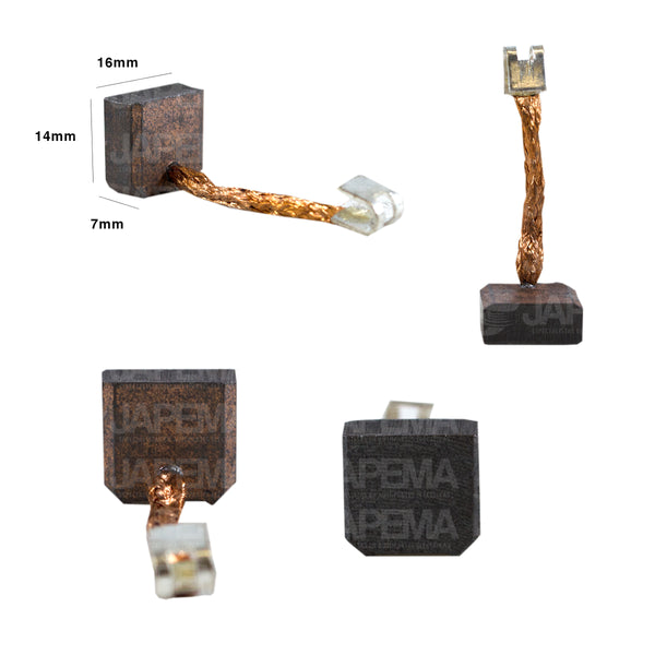 SKU2462 CARBON ARRANQUE NIPPONDENSO 1.0KW, 1.4kW OSGR POSITIVO 12V SIN AISLAR CON GANCHO MARCA JAPEMA