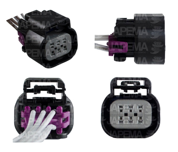 SKU884 CONECTOR 6 TERMINALES MARCA JAPEMA