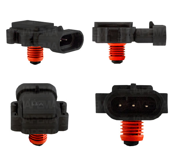 SKU12503 SENSOR MAP DE PRESION ABSOLUTA DE MULTIPLE ADMISION 3 TERMINALES MARCA JAPEMA