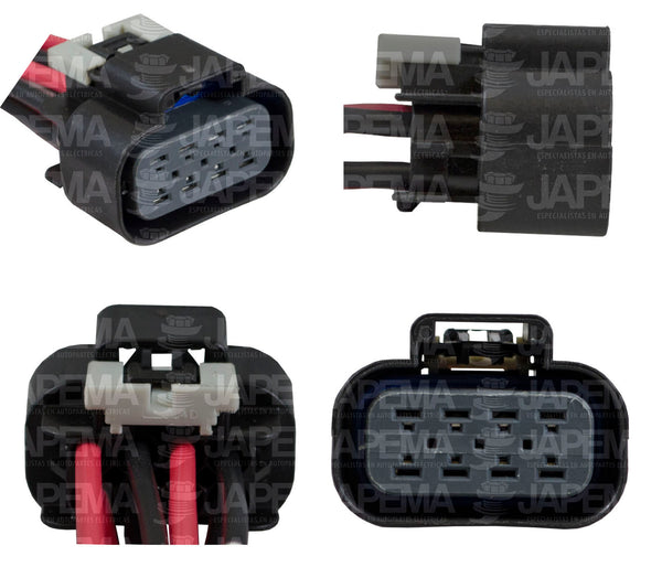 SKU6742 CONECTOR / ARNES 8 TERMINALES CAJA DEL TRANSFER CHEVROLET
