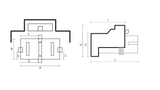 SKU123 CONECTOR TIPO SOQUET PARA FOCO 3157 MARCA ECONOMICA